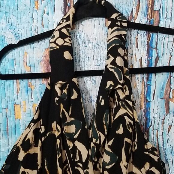 Rachel Rachel Roy Wander Halter Romper Black Sea - Picture 4 of 13